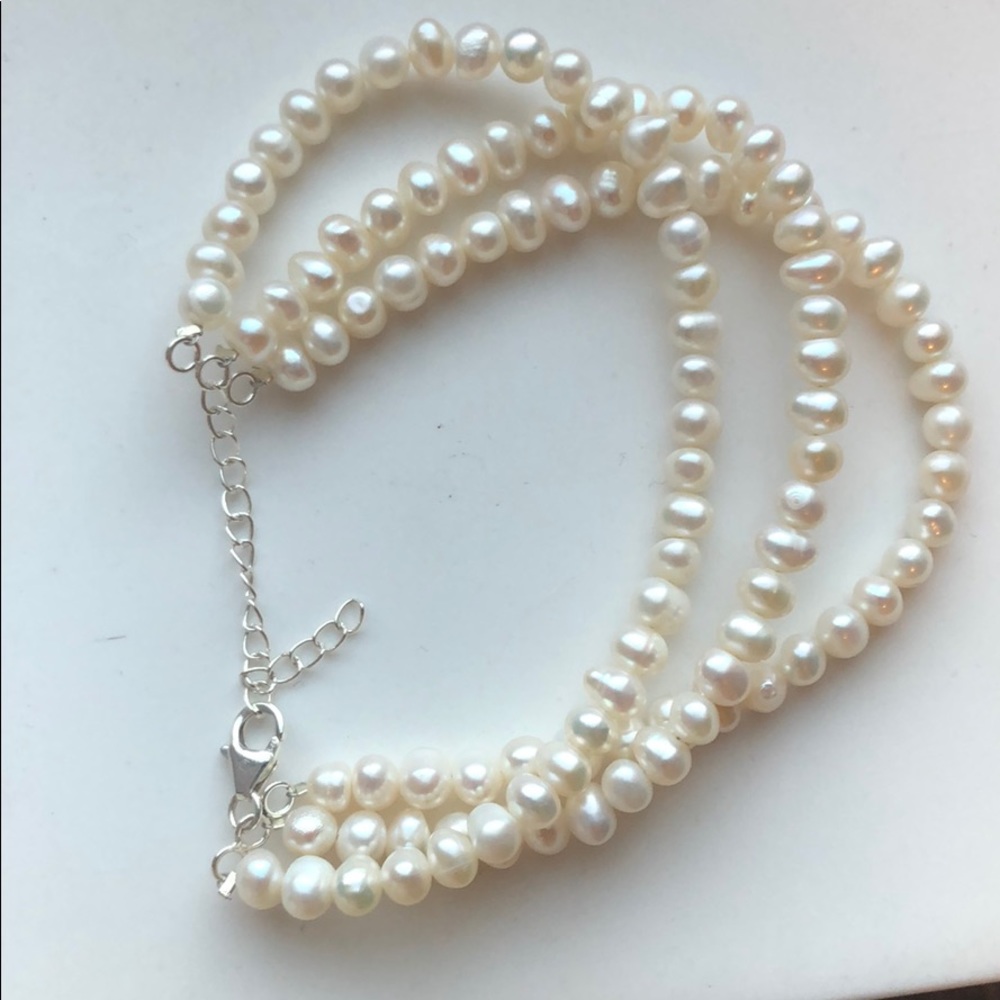 Freshwater Cultured Pearl Bracelet in Sterling 925